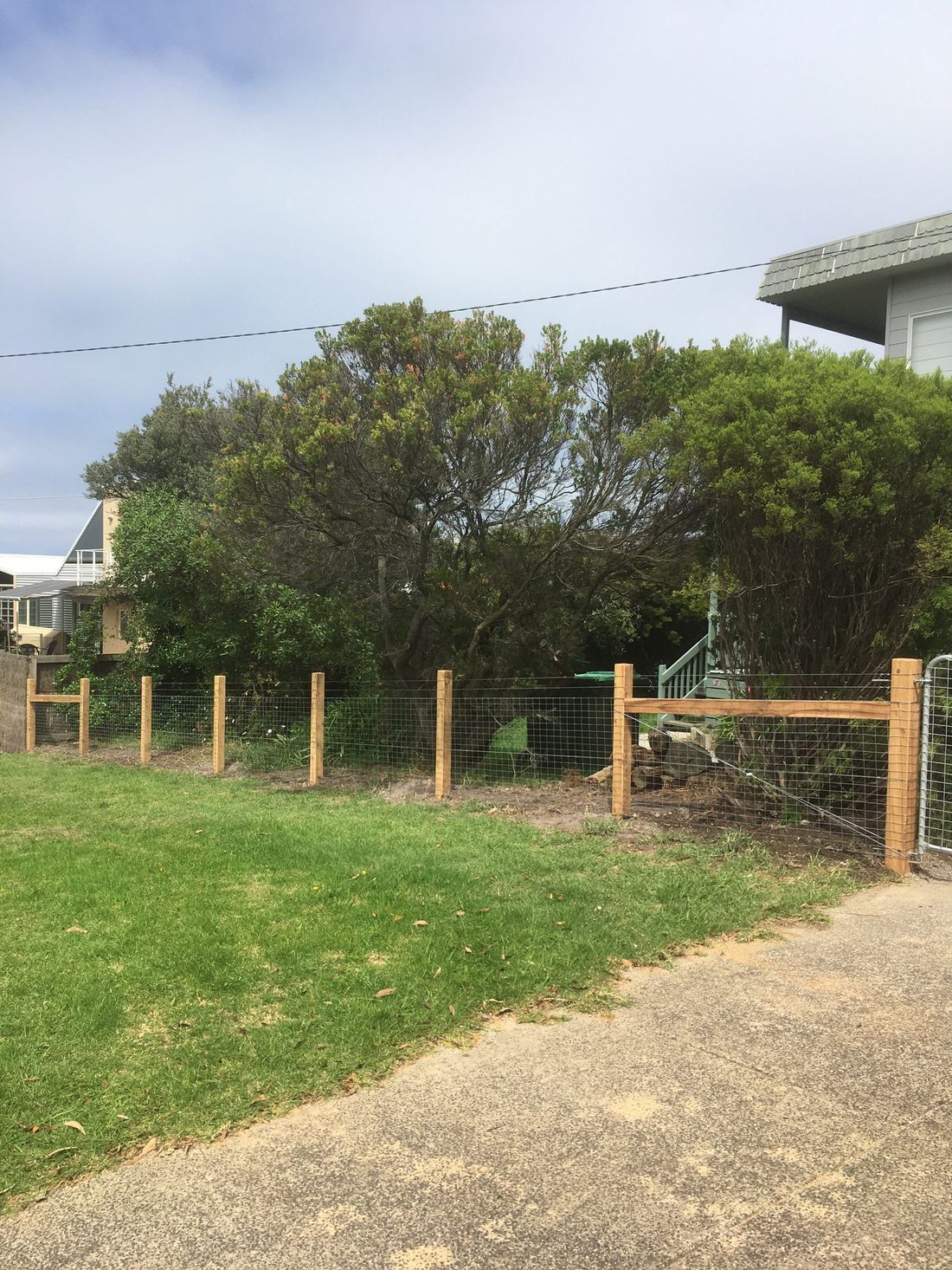 Standard wire fence